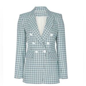 Veronica Beard Houndstooth Dickey Jacket - Size 10